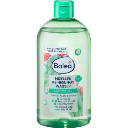 Мицеллярная вода Balea Kaktusfeige 3in1, 400 мл